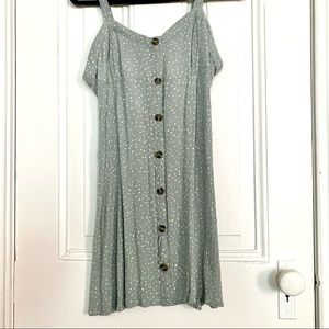 Polka dot mini dress